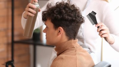 permanente homme coiffeur
