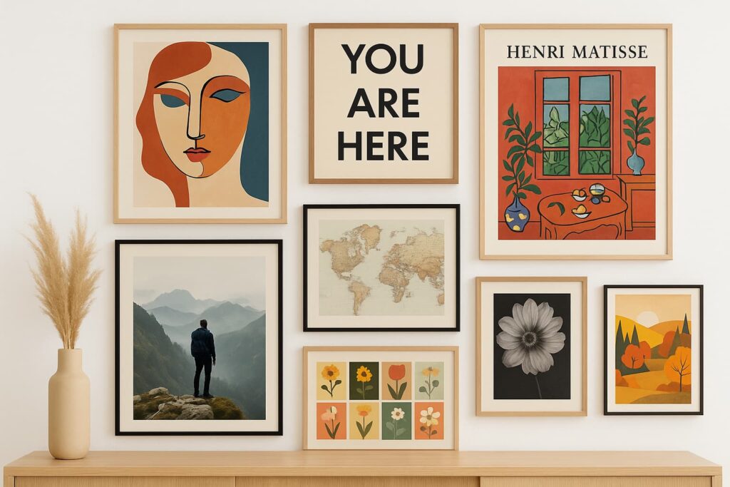 7 idées pour un poster mural posters