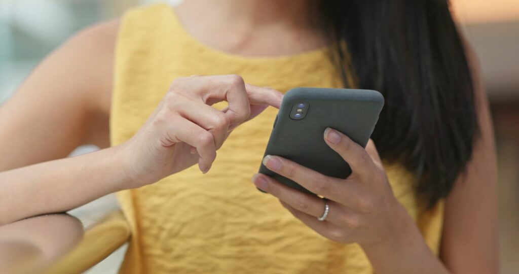 smartphone femme